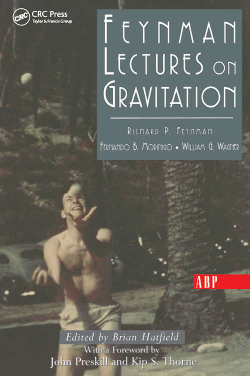 Book cover of Feynman Lectures On Gravitation (Penguin Press Science Ser.)