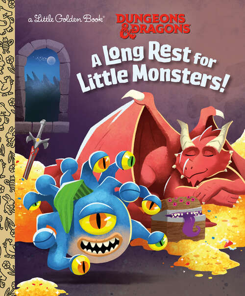Book cover of A Long Rest for Little Monsters! (Little Golden Book)