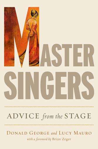Book cover of Master Singers: Advice From the Stage