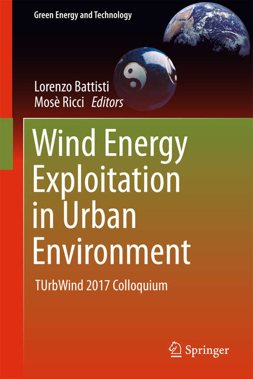 Book cover of Wind Energy Exploitation in Urban Environment: Turbwind 2017 Colloquium (Green Energy And Technology)