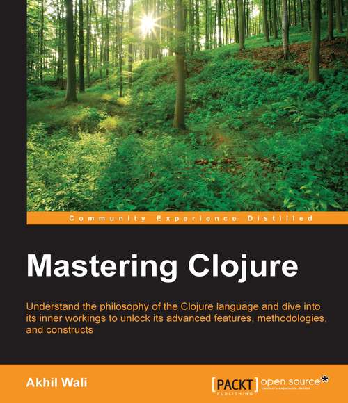 Book cover of Mastering Clojure