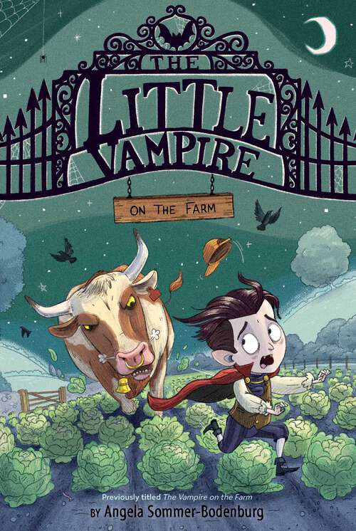 Book cover of The Little Vampire on the Farm (The Little Vampire #4)