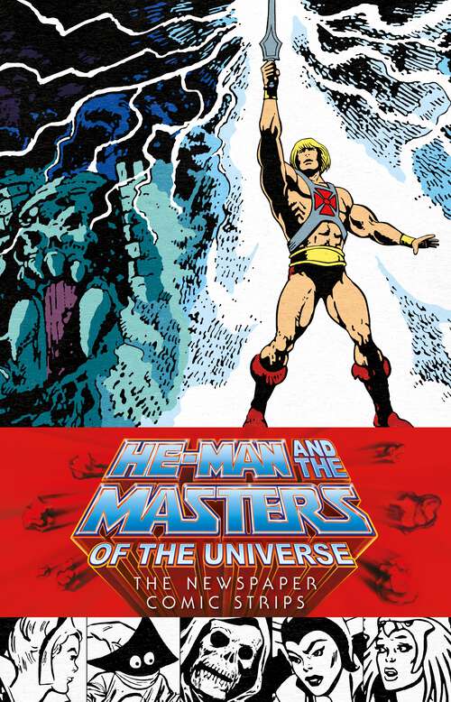 Book cover of He-Man and the Masters of the Universe: The Newspaper Comic Strips