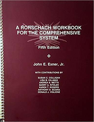 Book cover of A Rorschach Workbook for the Comprehensive System (Fifth Edition)