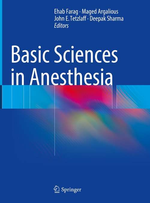 Book cover of Basic Sciences in Anesthesia