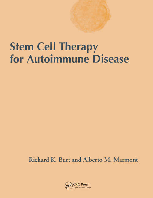 Cover image of Stem Cell Therapy for Autoimmune Disease
