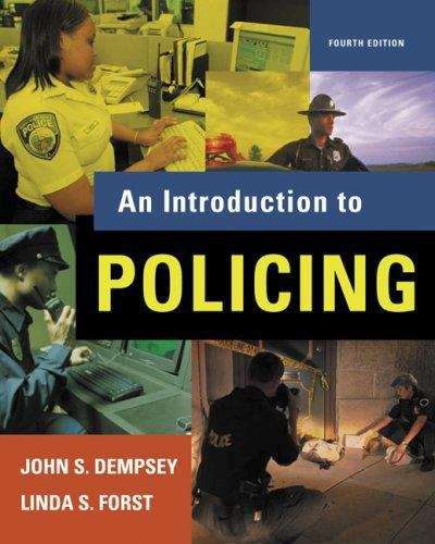 Book cover of An Introduction to Policing