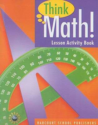 Book cover of Think Math!, Lesson Activity Book [Grade 5]