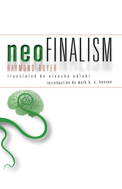 Book cover of Neofinalism