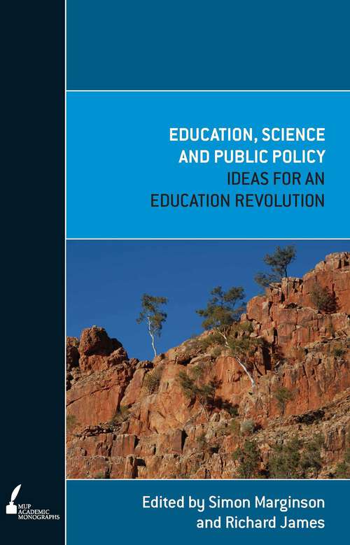 Book cover of Education, Science and Public Policy