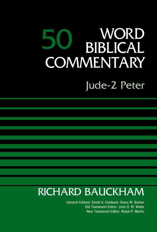 Book cover of Jude-2 Peter, Volume 50 (Word Biblical Commentary #50)