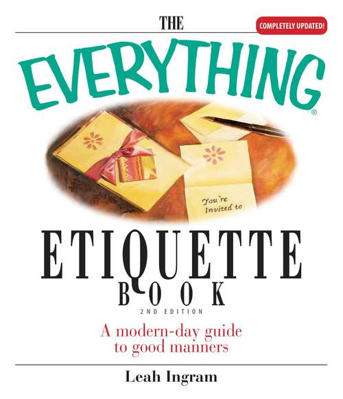 Book cover of The Everything Etiquette Book