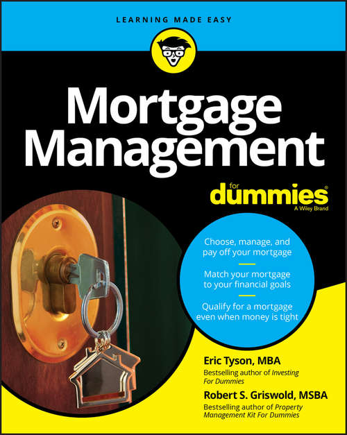 Book cover of Mortgage Management For Dummies