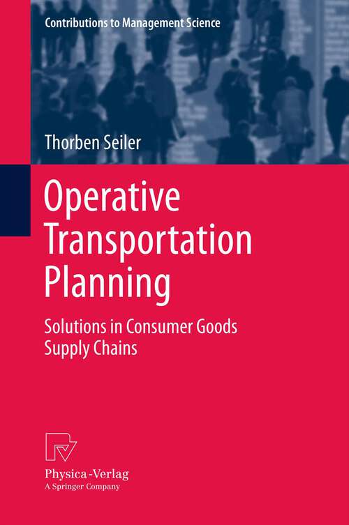 Book cover of Operative Transportation Planning: Solutions in Consumer Goods Supply Chains