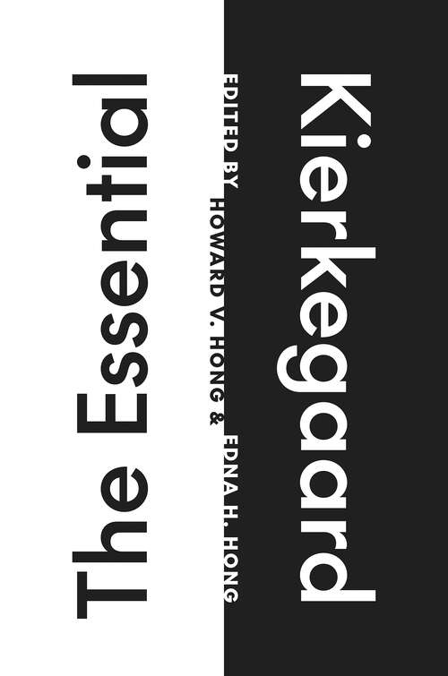 Book cover of The Essential Kierkegaard