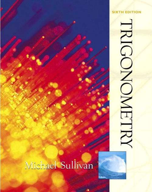 Book cover of Trigonometry (6th Edition)