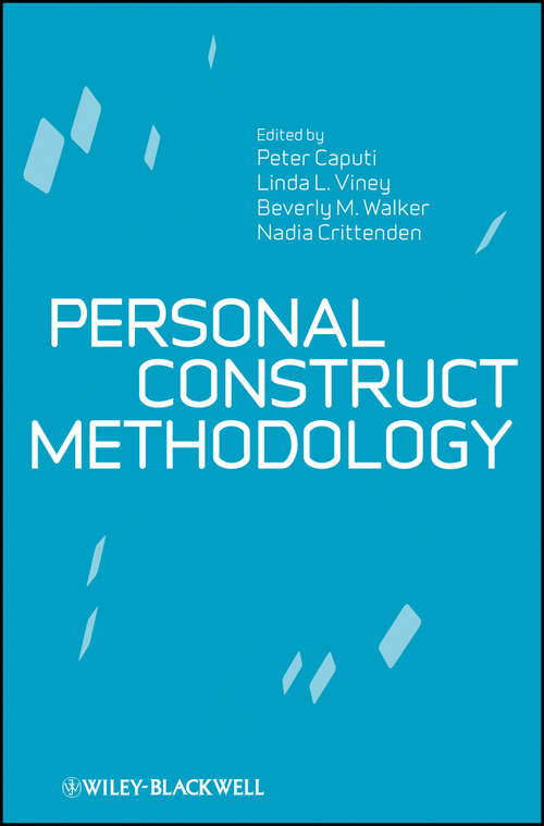 Book cover of Personal Construct Methodology
