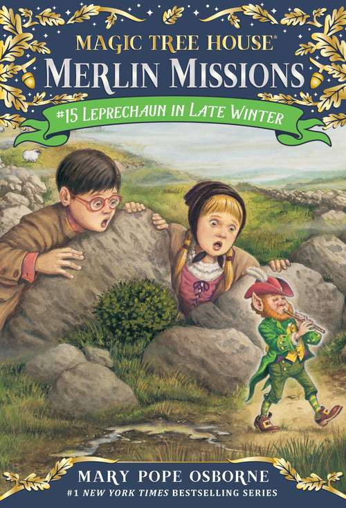 Book cover of Leprechaun in Late Winter (Magic Tree House Merlin Missions #15)