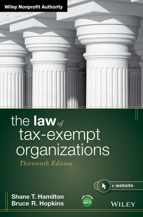 Book cover of The Law of Tax-Exempt Organizations