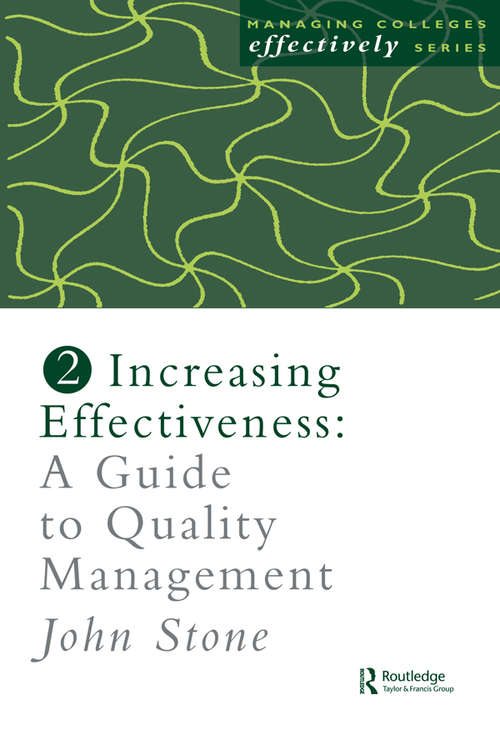 Increasing Effectiveness: A Guide to Quality Management