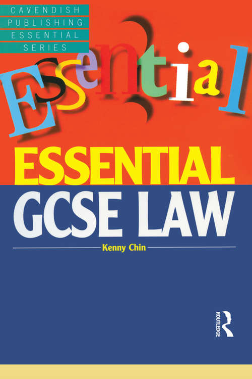 Book cover of Essential GCSE Law