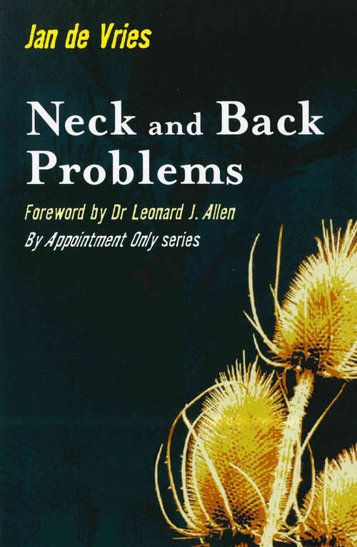 Book cover of Neck and Back Problems
