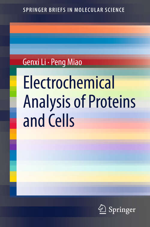 Book cover of Electrochemical Analysis of Proteins and Cells