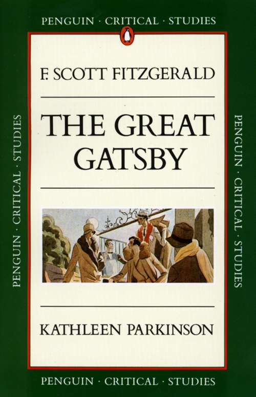 Book cover of Critical Studies: The Great Gatsby