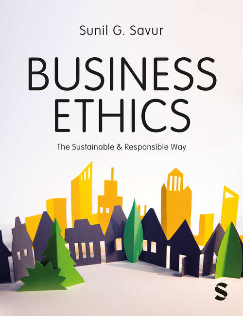 Book cover of Business Ethics: The Sustainable and Responsible Way
