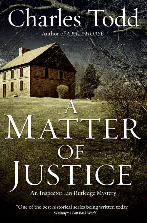 Book cover of A Matter of Justice