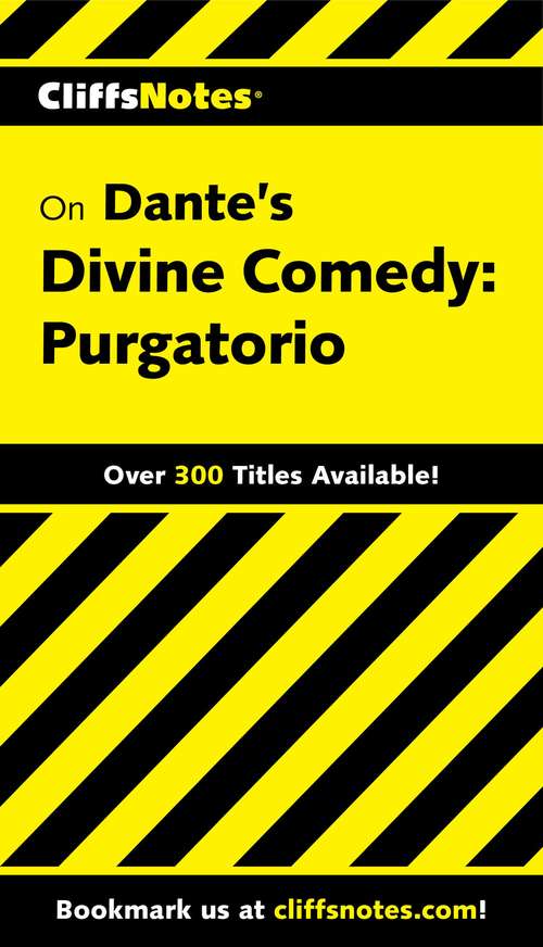 Book cover of CliffsNotes on Dante's Divine Comedy-Il Purgatorio