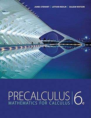Book cover of Precalculus: Mathematics for Calculus