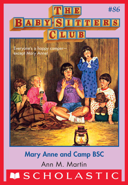 Book cover of The Baby-Sitters Club #86: Mary Anne and Camp BSC