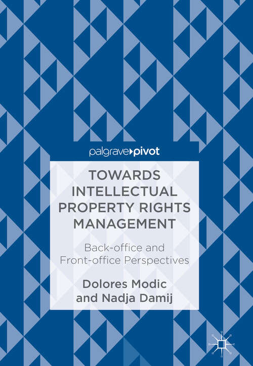 Book cover of Towards Intellectual Property Rights Management