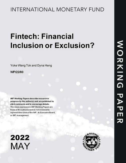 Book cover of Fintech: Financial Inclusion or Exclusion? (Imf Working Papers)