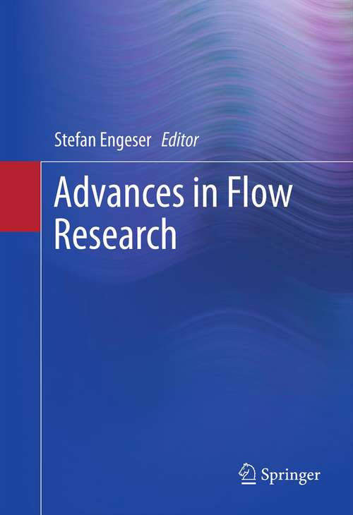 Book cover of Advances in Flow Research