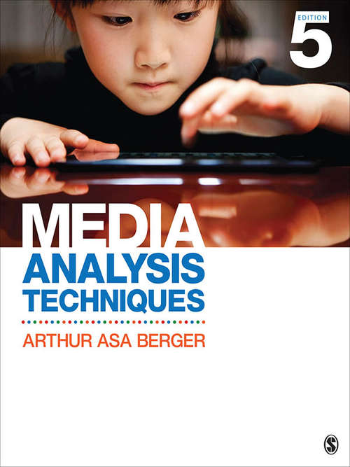 Book cover of Media Analysis Techniques