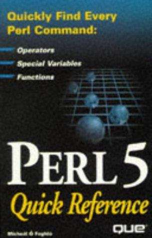 Book cover of Perl 5 Quick Reference