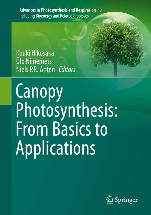 Book cover of Canopy Photosynthesis: From Basics to Applications