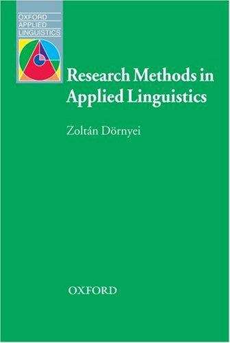 Book cover of Research Methods in Applied Linguistics