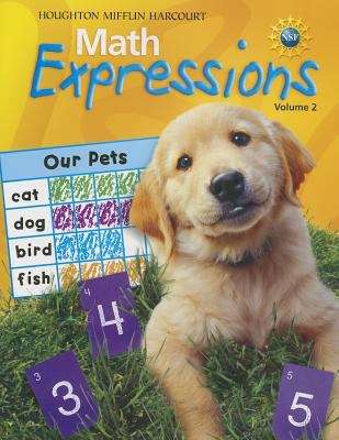 Book cover of Math Expressions, Volume 2 [Kindergarten]