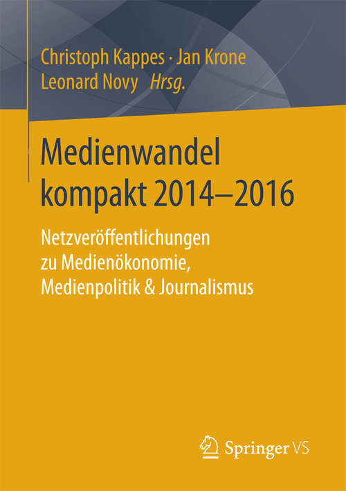 Medienwandel kompakt 2014–2016