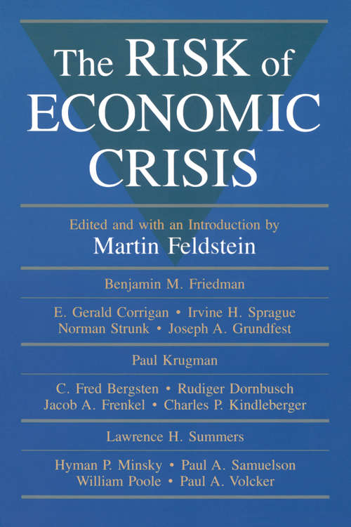Book cover of The Risk of Economic Crisis