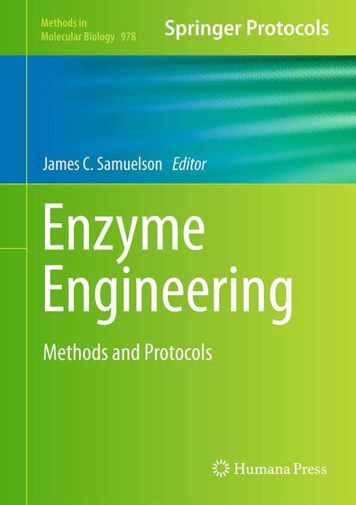 Book cover of Enzyme Engineering