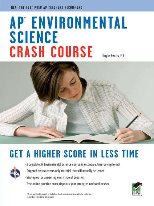 Book cover of AP Environmental Science Crash Course