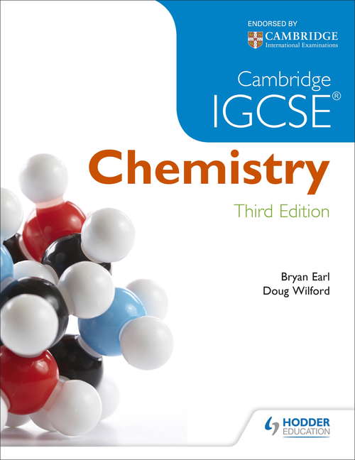 Book cover of Cambridge IGCSE Chemistry 3rd Edition plus CD