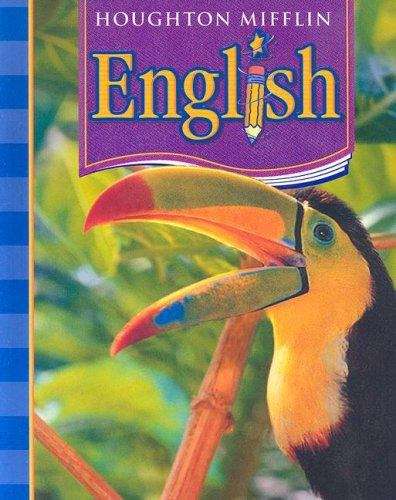 Book cover of Houghton Mifflin English [Grade 4]