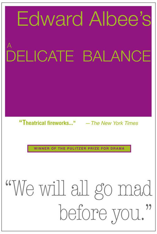Book cover of A Delicate Balance