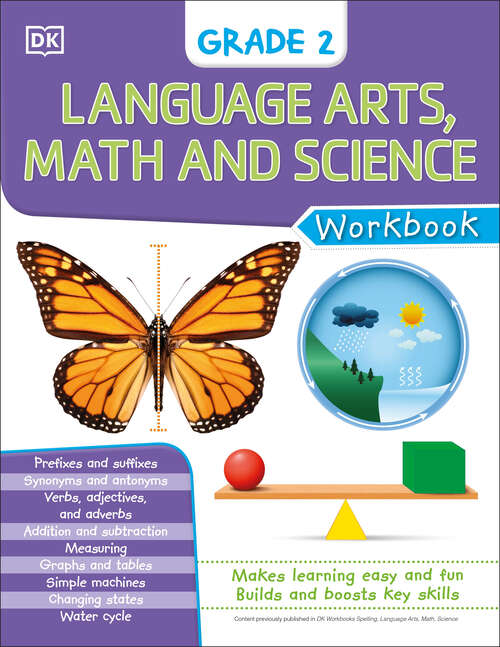 Book cover of DK Workbooks: Language Arts Math and Science Grade 2 (DK Workbooks)