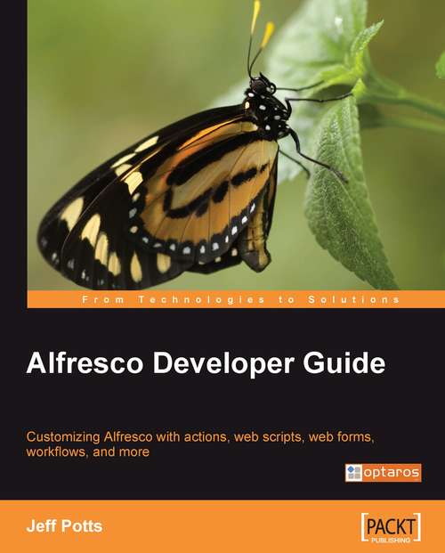 Book cover of Alfresco Developer Guide